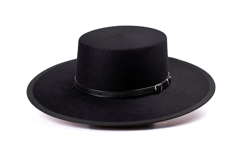 mens black bolero hat