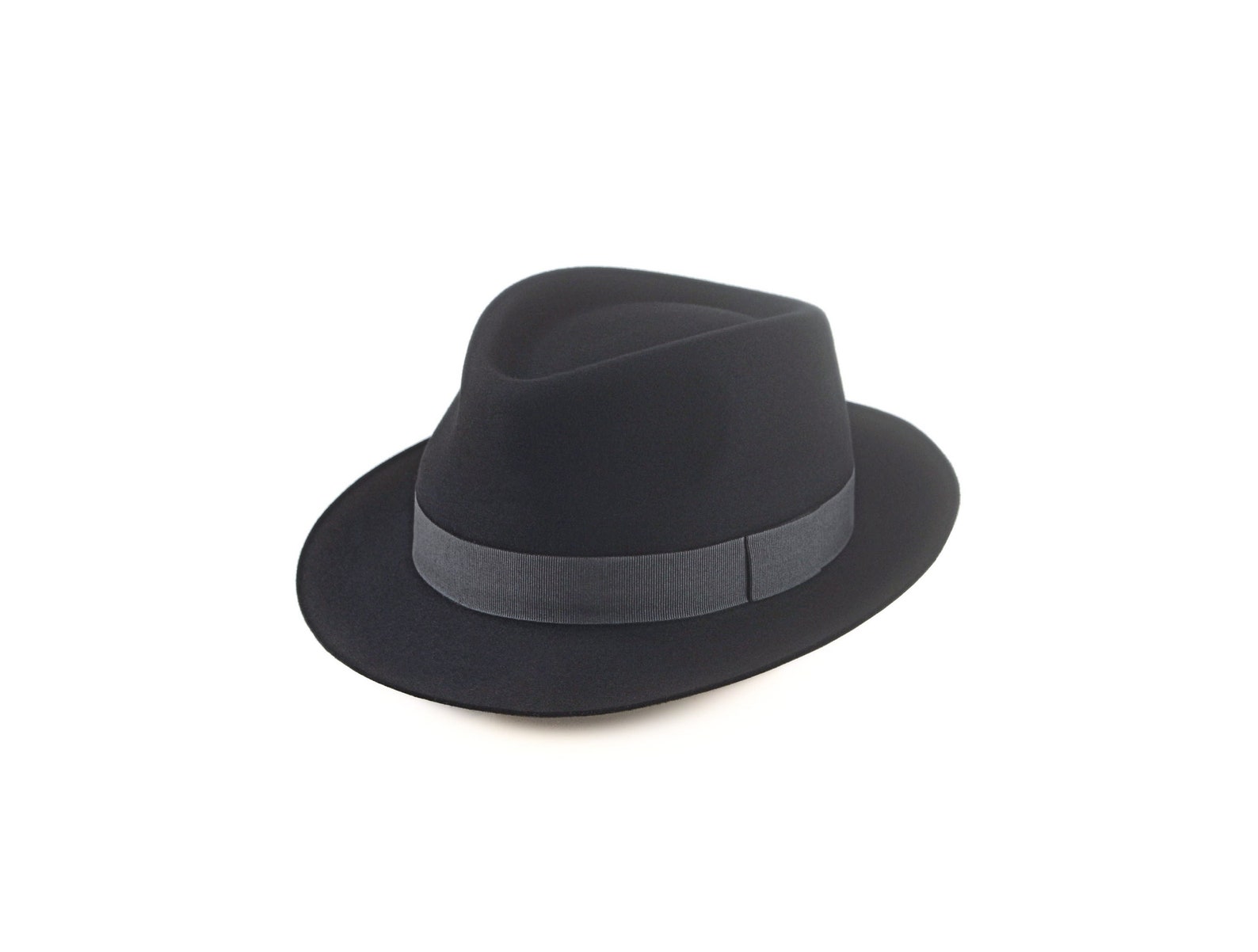 Fedora the COOPER Black Fedora Hat for Men Mens Fedora Etsy
