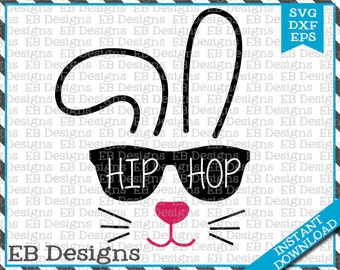 Hip Hop Bunny Svg Etsy