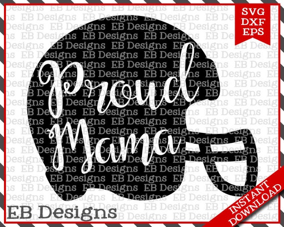 Download Proud Mom Football SVG DXF EPS Cutting Machine Files | Etsy