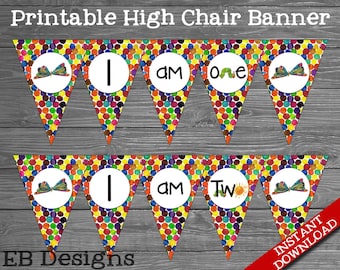 Hungry Caterpillar High Chair Banner