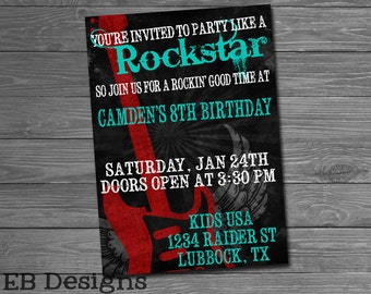 Rockstar Invitation