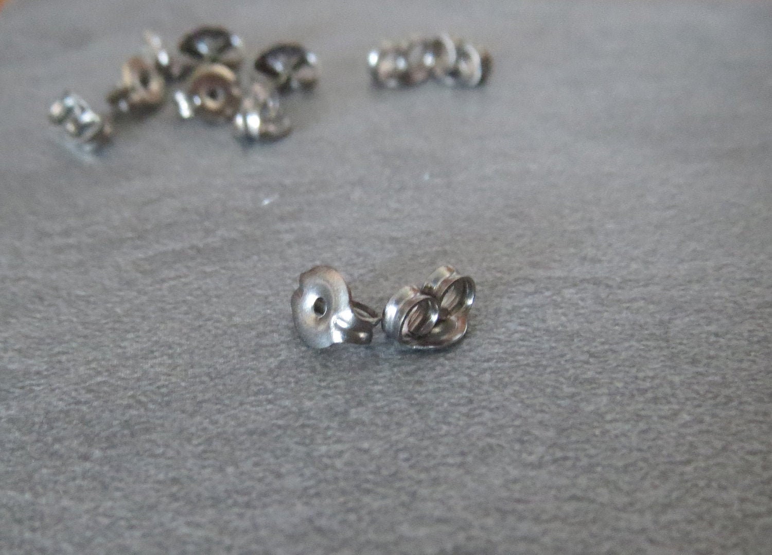 Titanium earring sale backs