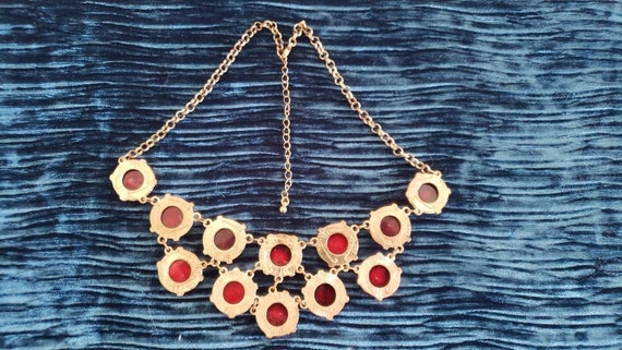 Vintage Necklace 1980s - 1990s Retro Jewelry Retr… - image 8