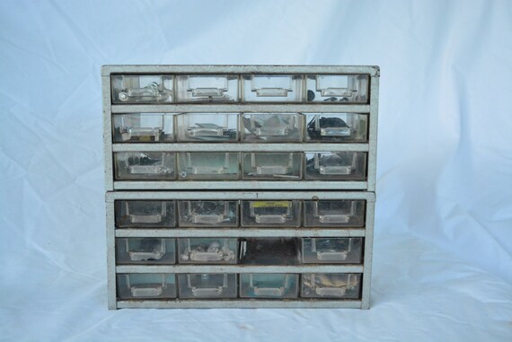 Vintage Metal Stackmaster Stack Able Workshop Storage And Etsy