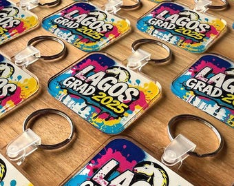 Custom Logo Keychains – Bulk Personalized Keychain with Your Design – Promotional Key Chains for Events & Businesses