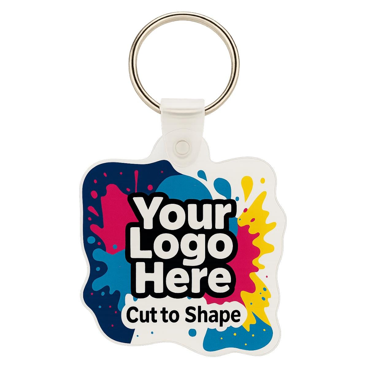 Personalized Keychains, Full Color Log Printed Custom Business Keychain ...