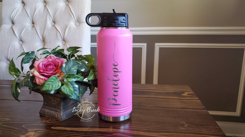 Custom Personalized Name Laser Engraved 32oz Insulated Water | Etsy