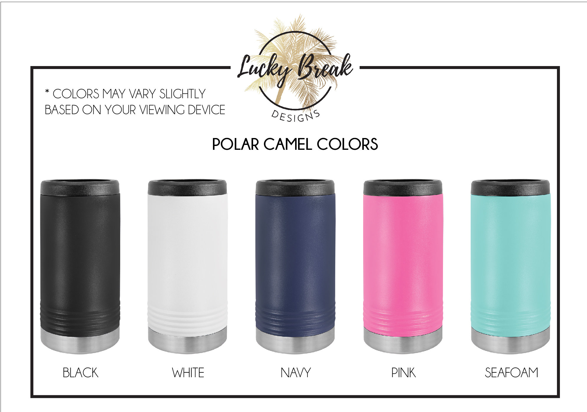 MAMA Slim Can Cooler Floral Cute Laser Engraved Stainless Steel