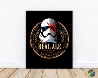 Finn’s Real Ale Craft Brew Poster - Digital Download