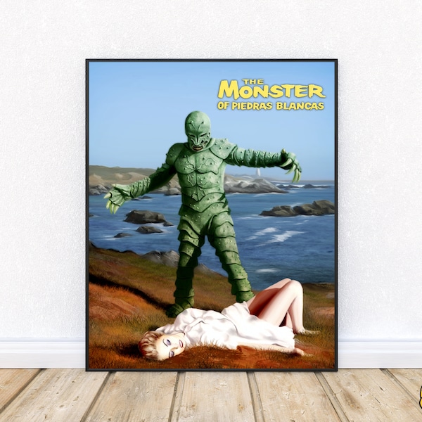 Monster of Piedras Blancas Poster - Digital Download