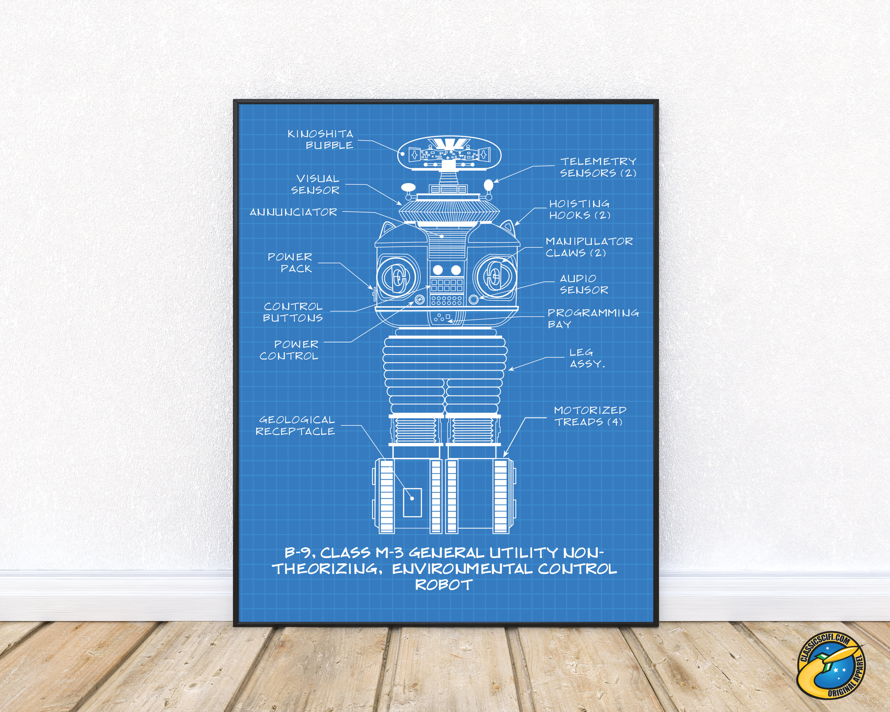 Lost in Space Robot B9 Poster - Digital Download