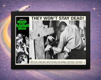 Framed Night of the Living Dead Framed Print – Ben at Window  – ClassicSciFi Framed Print