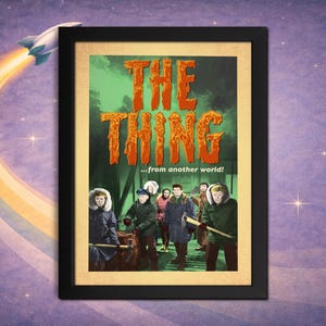 Framed The Thing From Another World Framed Print: Sci-Fi Horror Collectible
