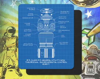 Lost in Space Robot B9 Mouse Pad