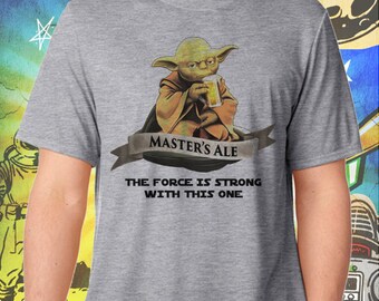 Star Wars / Master Yoda Ale / Men's Gray Performance T-Shirt