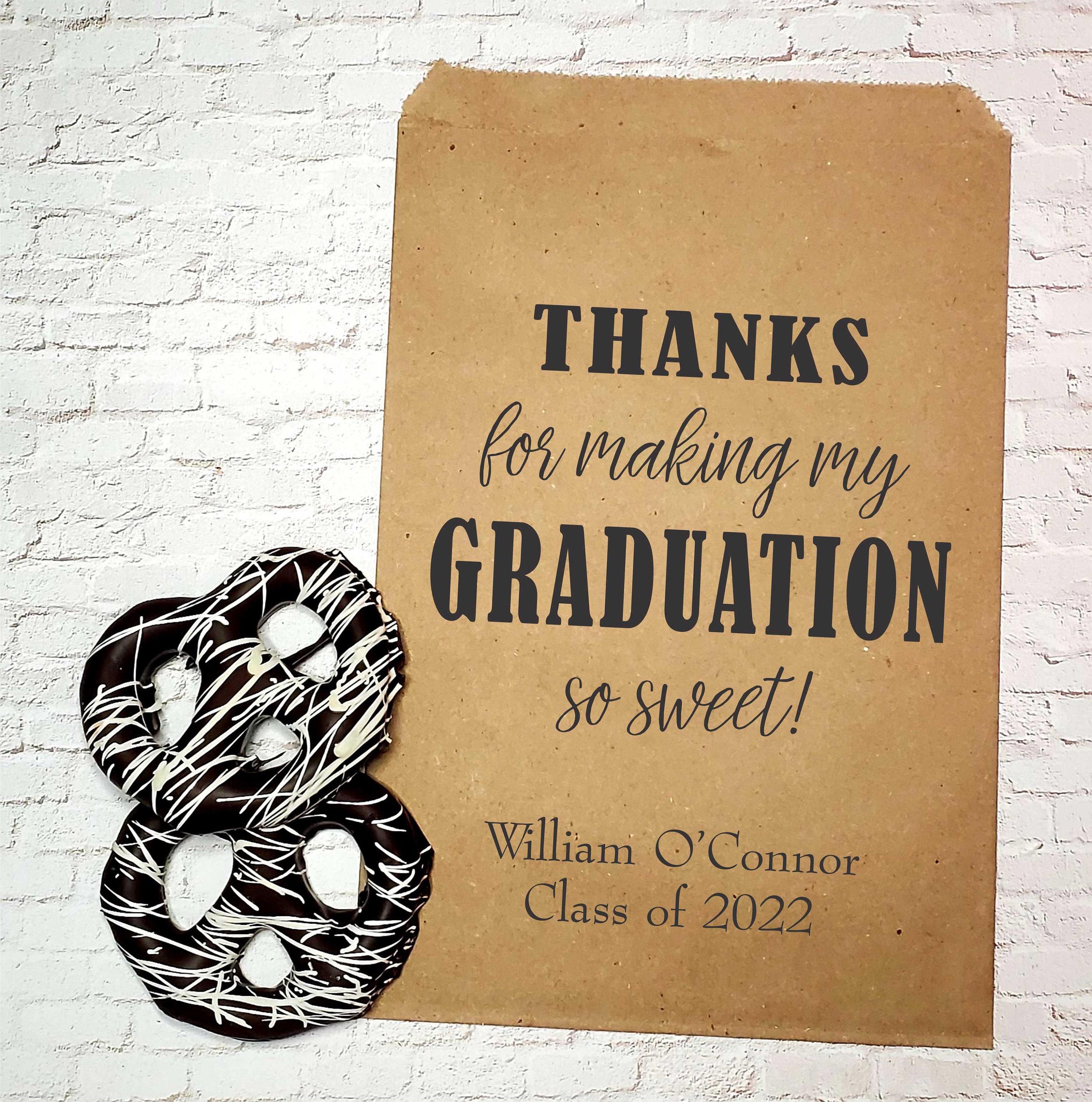 Graduation Cookie Bag Graduation Favor Bags Class of 2021 Etsy