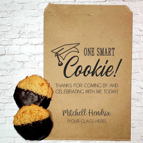 Graduation Cookie Bag Graduation Favor Bags Class of 2021 Etsy