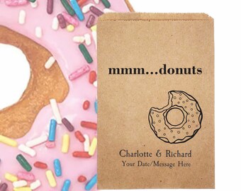 Graduation Donut Favor Bags, Class of 2023, Treat Goodie Bags