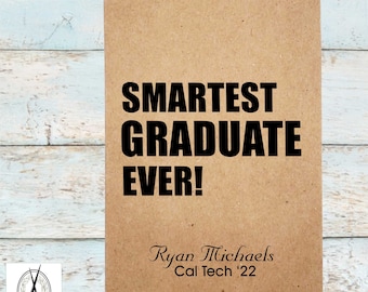 Smartest Graduate Ever Cookie Favor Bags, Class of 2022