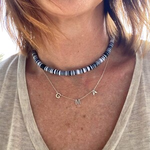 Vinyl Disc Choker Necklace, OBX inspired Jewelry, Outer Banks Fans, Choker Necklace, Black and White Jewelry, Gift for OBX Fan, Unisex Gift