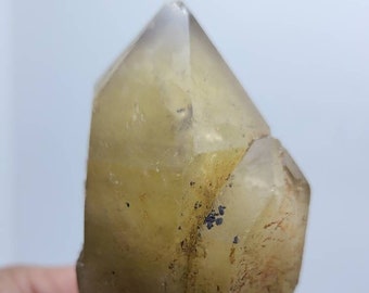 Rare Large Smokey Citrine Crystal Point!