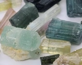 Mixed Parcel Natural tourmaline rock and mineral watermelon tourmaline Indicolite collection rough rock raw lot rubellite tourmaline