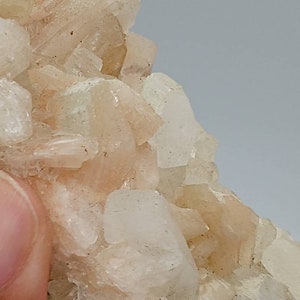 Apophyllite and stilbite Crystal Cluster image 3