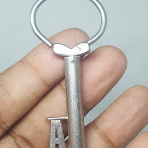 Vintage/genuine cast iron key/skeleton key/Real old key/vault key/Antique key/ancient key/barrel key/chest key/lock key/soulgemz314/loose