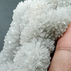 Lustrous Sparkling Chrysanthemum Quartz crystal Clsuter