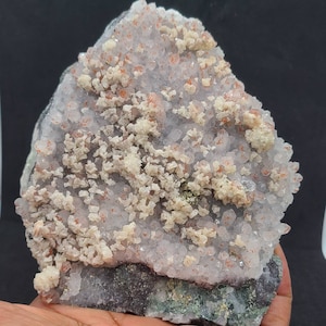 Amazing Quartz Cluster with Chalcopyrite and dolomite!