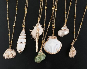 Genuine Inlaid Seashell Necklaces!