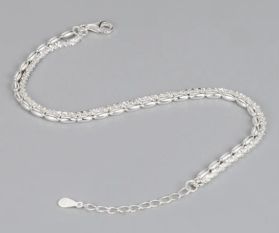 Double Strand Silver Bracelet! - image 4