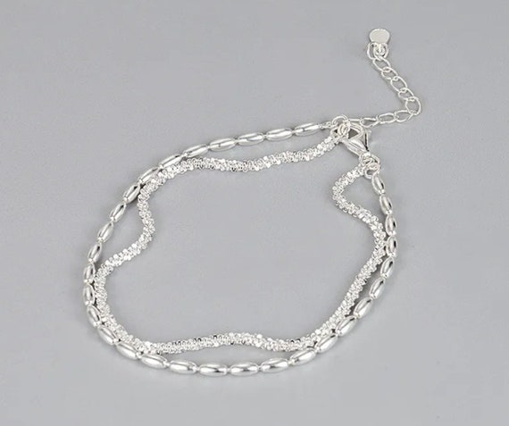 Double Strand Silver Bracelet! - image 3