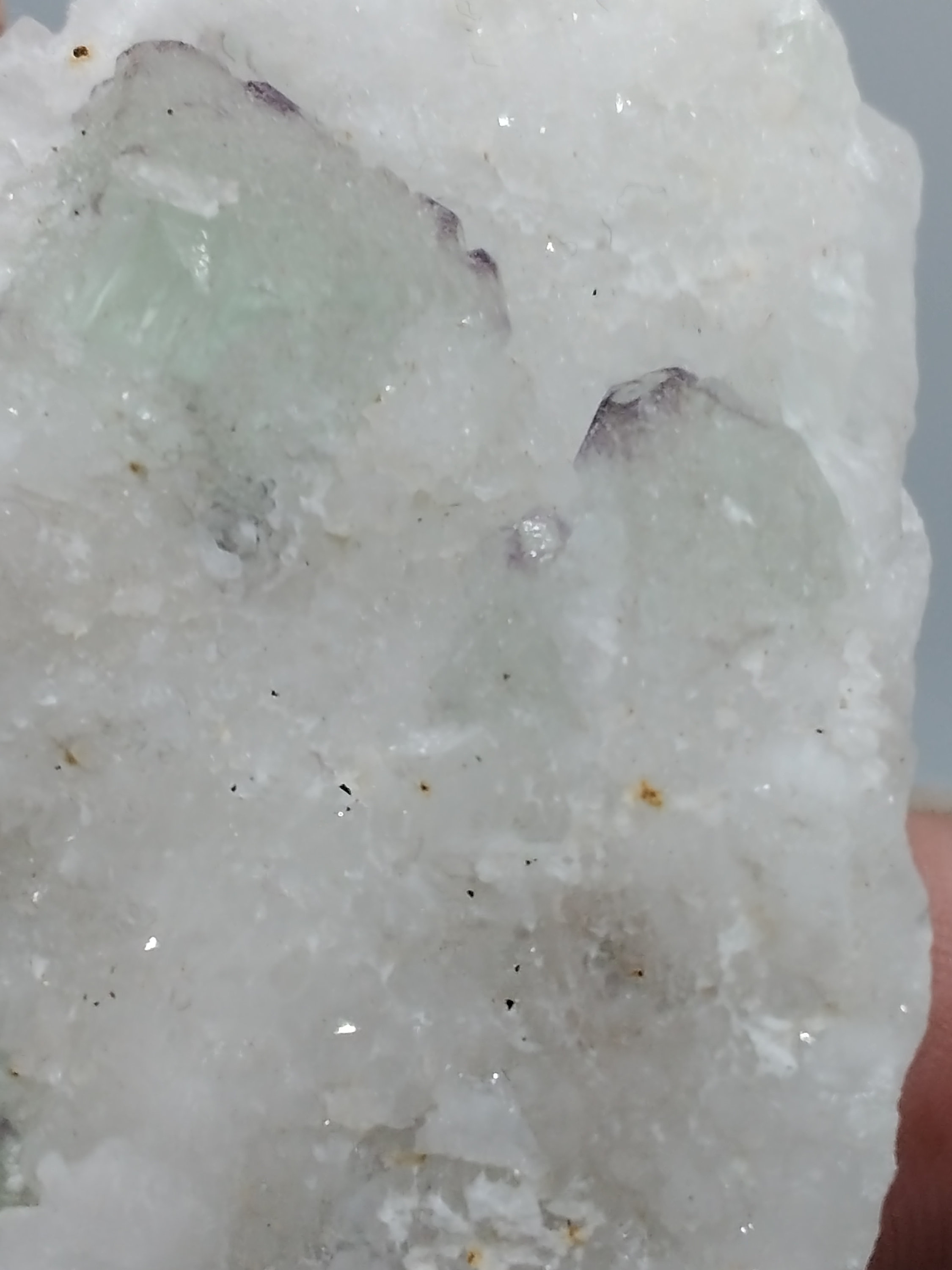 石英上の蛍石 石英マトリックス上の蛍石結晶 - Etsy 日本