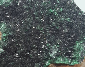 Malachite/green crystals/Congolese/rock and mineral/African mineral/green/natural crystal/geode/chrysocolla/soulgemz314/AAA