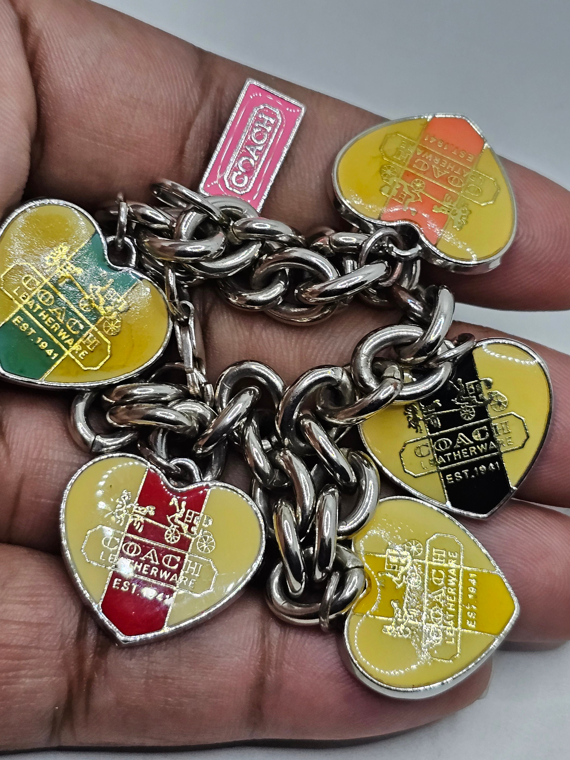 Coach cheap charm bracelet