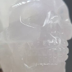 Fluorite Crystal skull carving