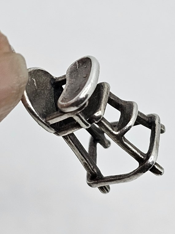 Wow, .925 Sterling Silver 13 Piece Charm Bracelet! - image 2