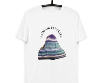 Rainbow Fluorite Crystal Slab T-shirt