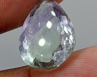 Faceted Fluorite Gemstone!