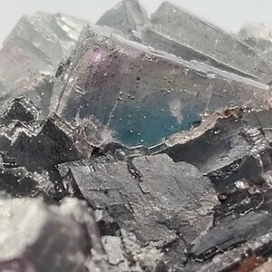 Cubic Deep Blue Green Fluorite  Matrix!