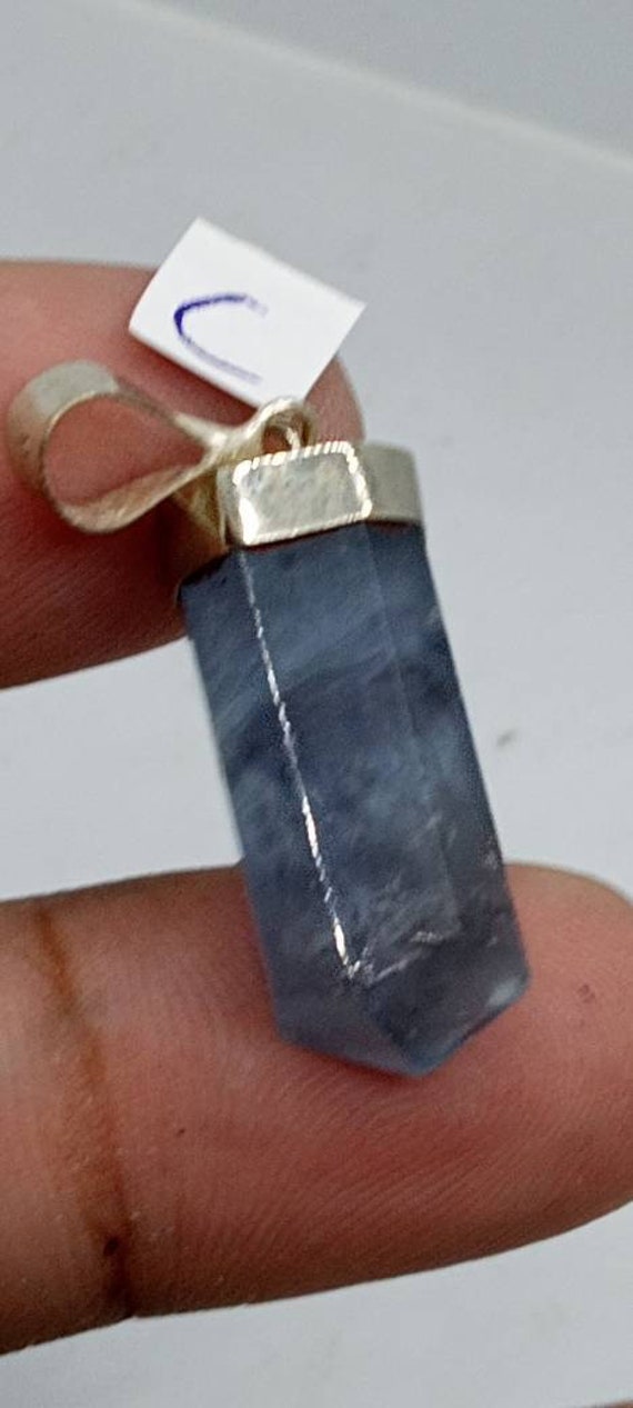 Sterling Silver Fluorite Crystal Pendant! - image 5