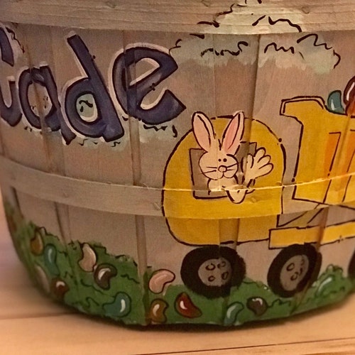 Easter Basket Easter Egg Basket Boy Easter Basket Easter Etsy