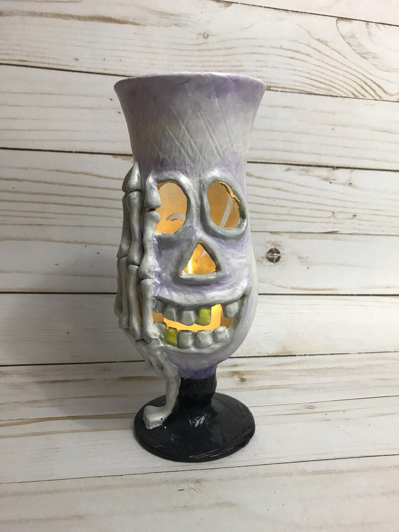 Skeleton Skeleton Candle Jar Halloween Candle Jar Etsy