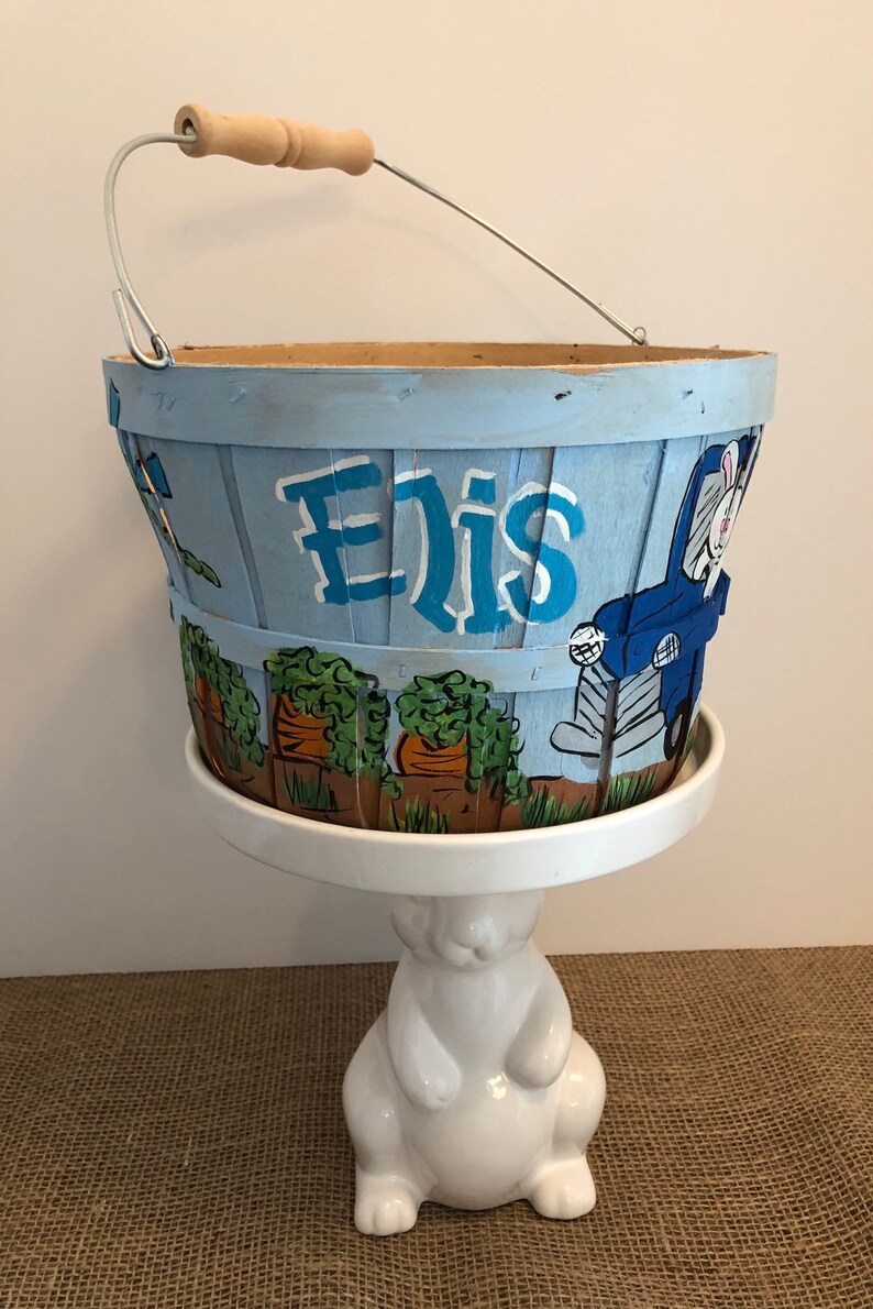 Easter Basket boy Easter basket personalized easter basket Etsy