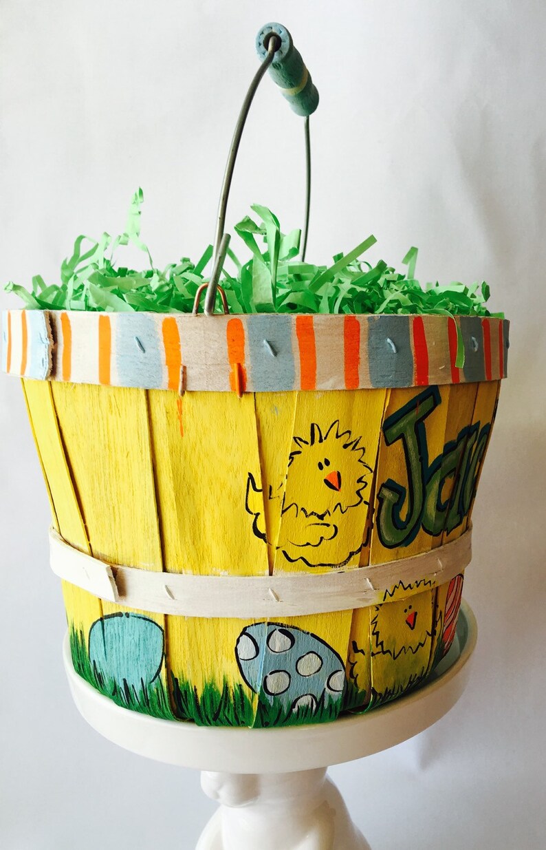 Easter Basket Easter Egg Basket Boy Easter Basket Easter Etsy