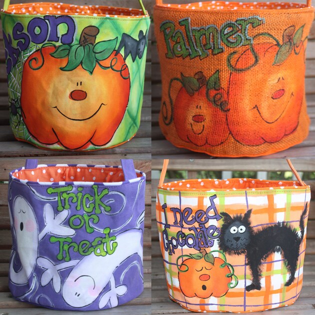 Trick or Treat bag, bucket, Halloween