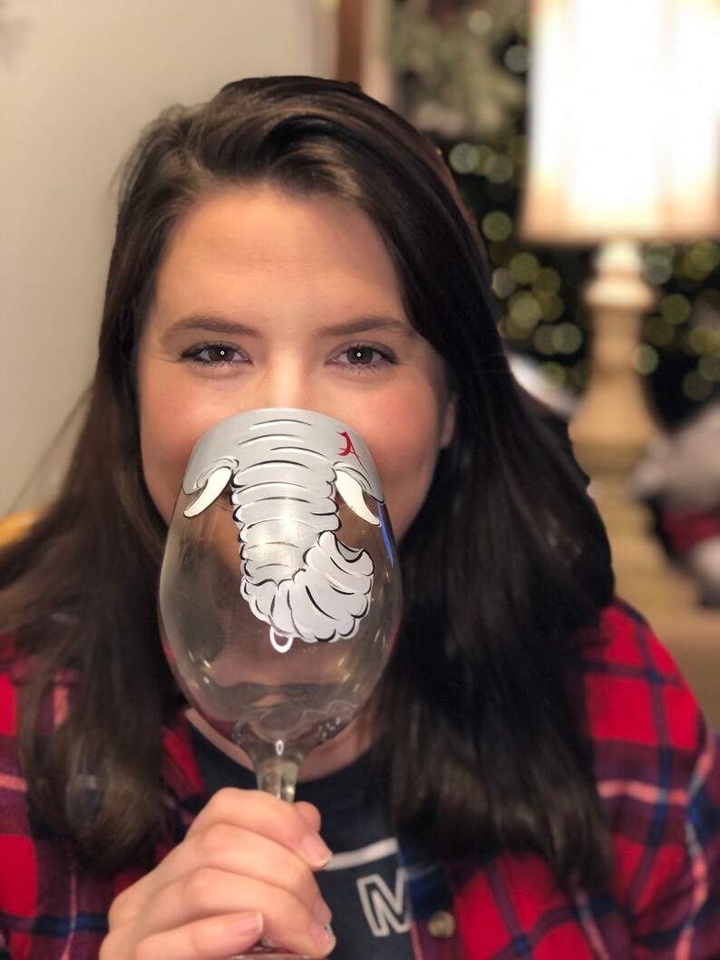 Whimsical Wine Glass Pilsner Beer Glass Etsy