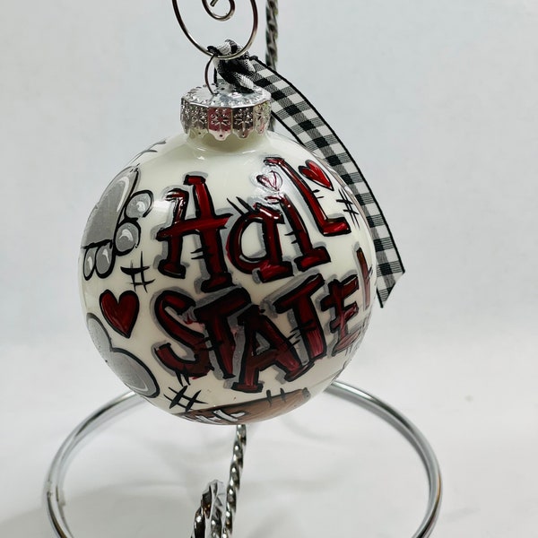 Mississippi State Christmas ornament